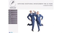 Desktop Screenshot of essential-entertainment.com
